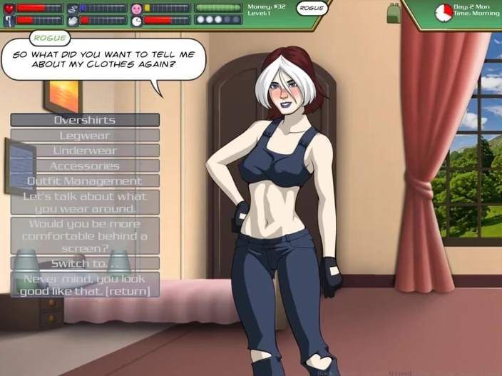 LoveSkySan69Real: Rogue Like - Part 2 Make Out with Rogue by Loveskysanx