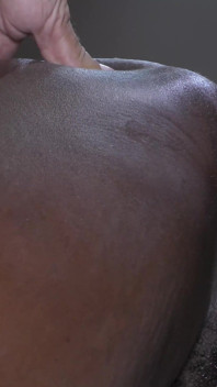 Interracial Double Cumshot One in Her Pussy, One in Her Asshole