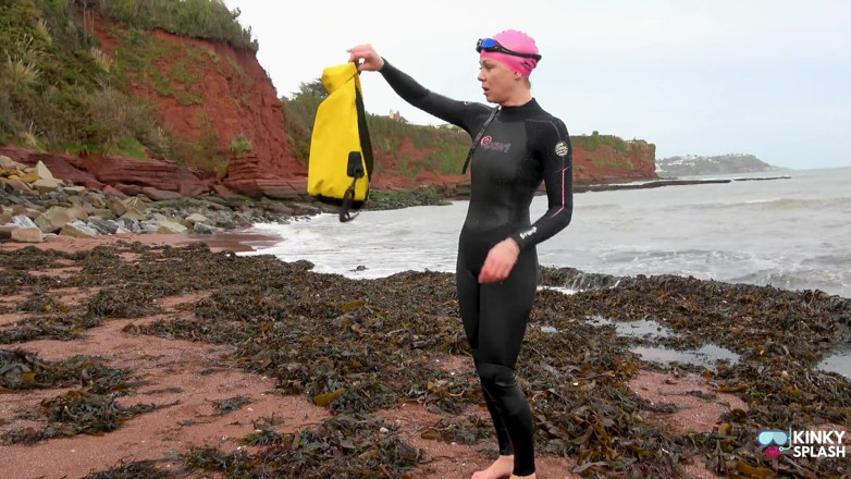 UKCuteGirl Lucy Lauren: Wetsuit, Waves and Kink: a Swimmer’s Unexpected Bondage Adventure