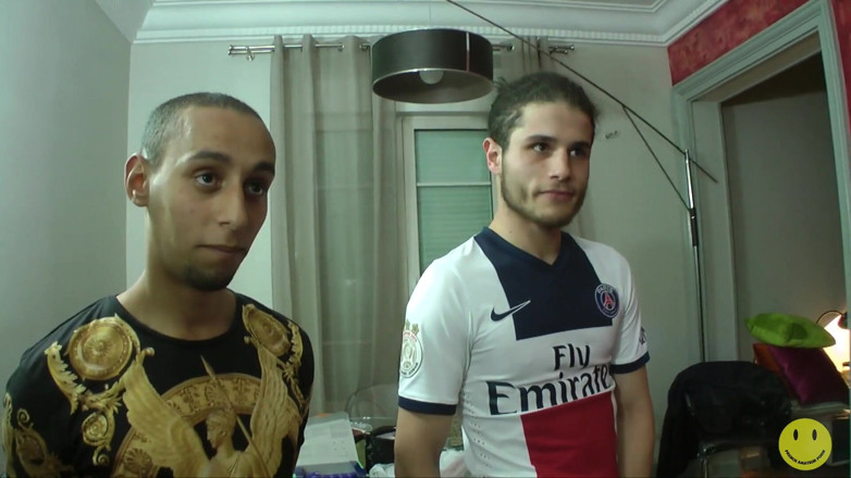French Amateur Porn: Dvě maghrebické pumy v orgii