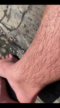 Sensual Hairy Leg Worship