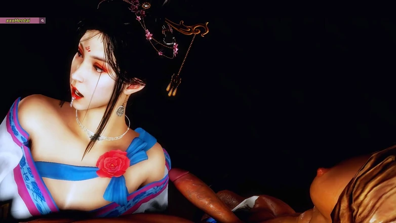 X Hentai: Lustful Queen Fuck the Commander - 3D Animation