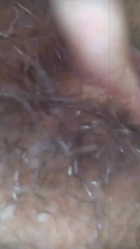 A village girl beautifully pulls her hairy pussy to beautiful music