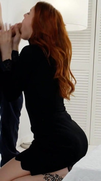 Bubble Butt Redhead Charlie Red Erotic Sex with Her Lover