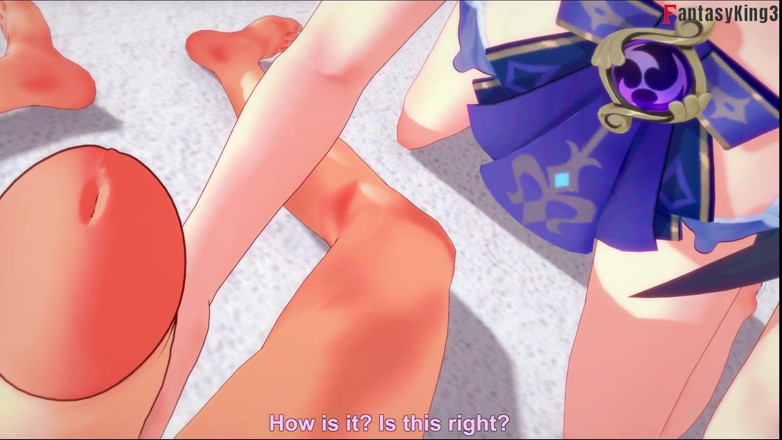 Fantasy king: Bikini blowjob sudut pandangan pertama clorinde - Impak Genshin