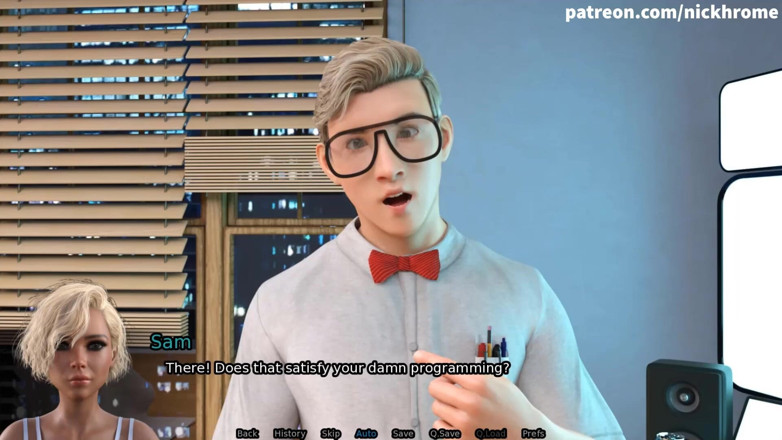 Visual Novels: SexBot 5 - primele comenzi pentru o curvă manuală