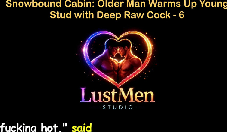 LustMen: Anglická audio gay sexuální příběh - sněhová chatka Starší muž zahřívá...