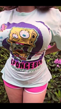Bob esponja, queda de peitos