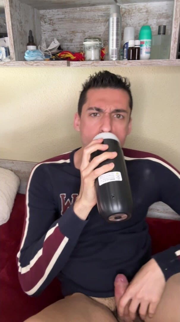 Liam Harding: Hot Stepdaddy Showing off Big Cock and Playing with Vibrator