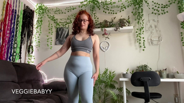 Veggiebabyy: Leggings de gimnasio cameltoe instrucciones de paja y cuenta regresiva