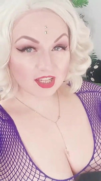 Femdom Joi vrouwelijke overheersing trekt video sexy blonde instructeur Arya Grander af - met aftellen