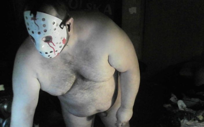 Jerking Perv: Îmi masturbez pula în prezervativ până când ejaculez