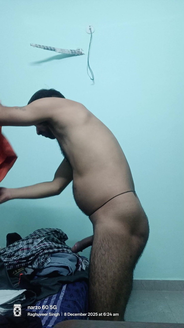 Indian Desi Gay Masterbation Show with Neighbour (Indian Desi Man)
