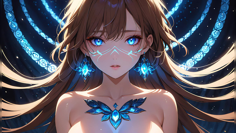 LustRender: Trance of Light Seorang Wanita Muda Yang Cantik Dengan Tanda...