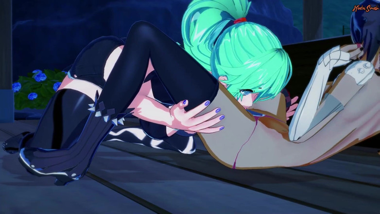Hentai Smash: Jori에게 따먹히는 보지를 따먹는 Xinyan - Genshin 임팩트 헨타이