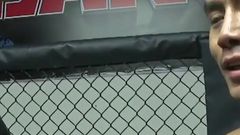 Brunette Misty Stone with big tits gets fucked in the battle bang ring