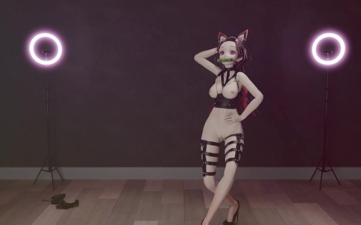 Mmd anime girls: MMD R-18アニメの女の子のセクシーなダンス(クリップ110)