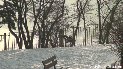 Nasty Public Sex: Sapık sürtük ve sapık adam şehirde sikişiyor