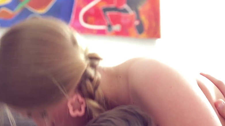 Backdoor Films: Teen doing amazing first anal on the couch