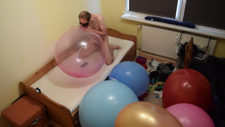 Maskedlooner97: Baise en ballon et éjaculation