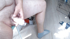 Young cum: Mladý penis zblízka