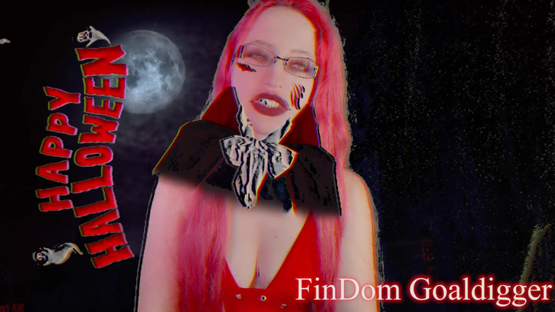 FinDom Goaldigger: Happy Halloween transformation