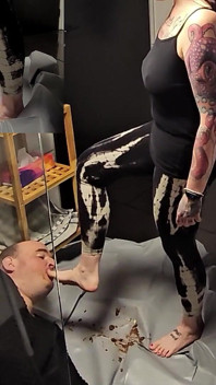 My Slave Gets Something to Eat Again - Not That He Still Falls off a Tail While Riding-p