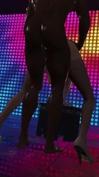 3 boyutlu ateşli olgun orta yaşlı seksi kadın striptizci büyük zenci yarağıyla aldatıyor
