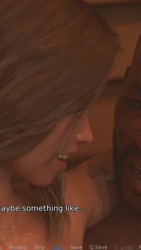 Teb 23 - Le copain cocu encourage Kathryn à prendre une double pénétration avec des grosses noires dans le sauna