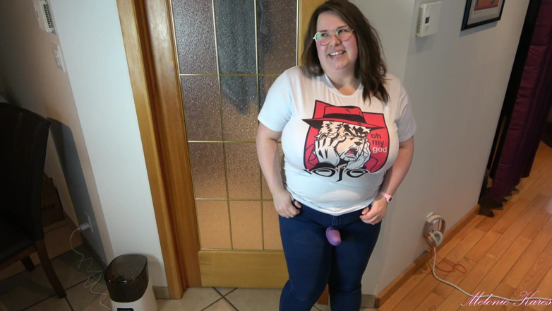 Melonie Kares: Busty friend cums while talking to you about her day