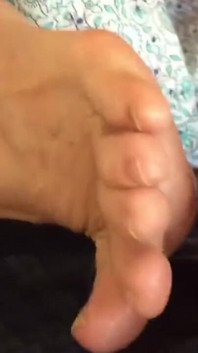 Annette Wants Cum on Her Arched Veiny Feet