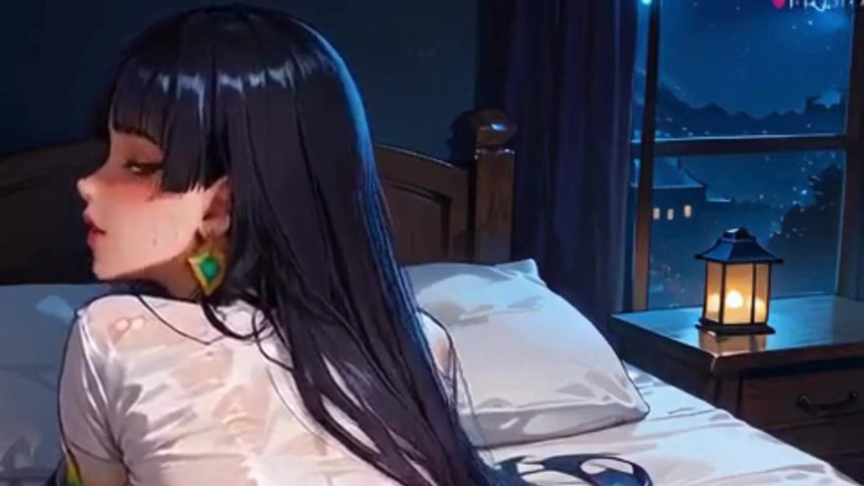 Waifu hentai narrated: A 30-year-old Man Fucks His Stepsister's Little Ass in His Parents'...