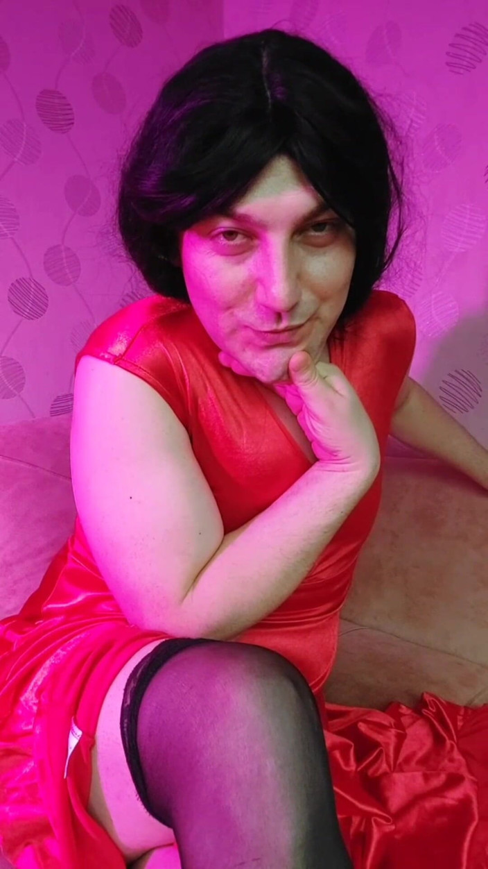 Kitty_Cross: Red Princess Kitty Cross Having Fun in Red Dress