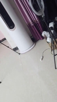First-person Perspective Records the Girlfriend Wrapped in Tape From Head to Toe with Her Beautiful Bare Feet
