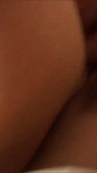 Hot brunette gets fucked by two cocks