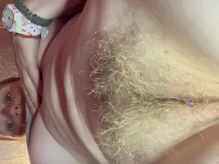 Pulling My Smelly Hairy Pussy Lips Apart to Maintain Its Health with Hrt Pessaries