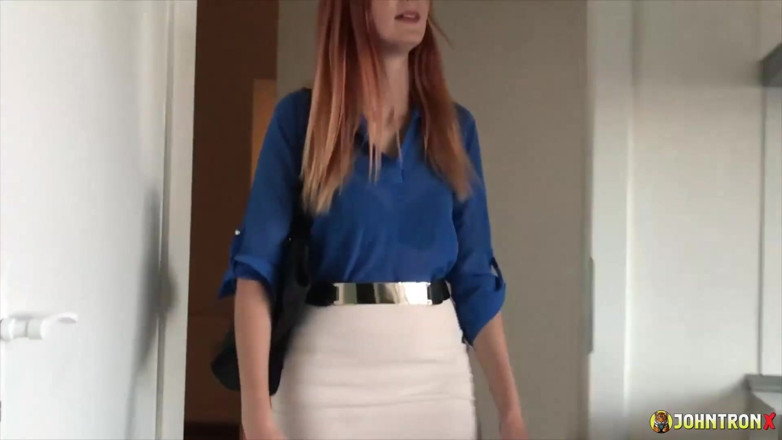 John Tron X: Johntronx - สาวแดงสวยโดนกระแทกแบบ POV