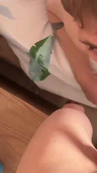 Guy Saw His Friend Filming Him, Juicy Deep Throat Blowjob and Tight Ass Fucking, Cum on Stomach