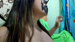 Martin13: 할로윈에 마녀를 방문하고, 그녀를 인터뷰하고 섹스를 유혹하는 얼굴없는 남자