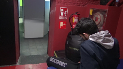 Gaybareback: Straight twink fucked in a bathroom