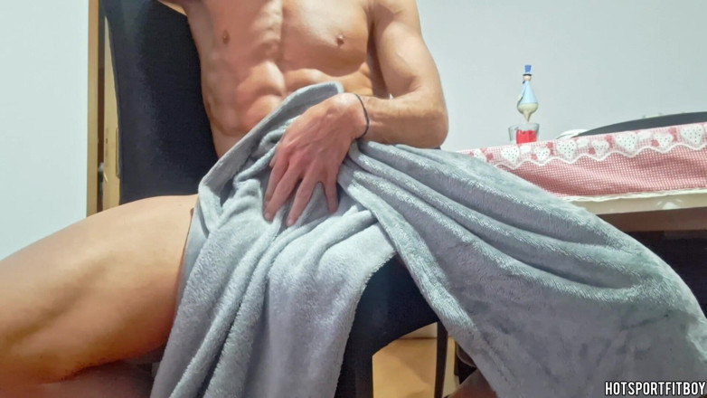Hotsportfitboy: Amateur Stud Humps Chair with Massive Cock and Explodes