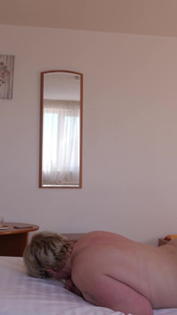 Behind the Scenes of BBW Grandmom Getting Fucked