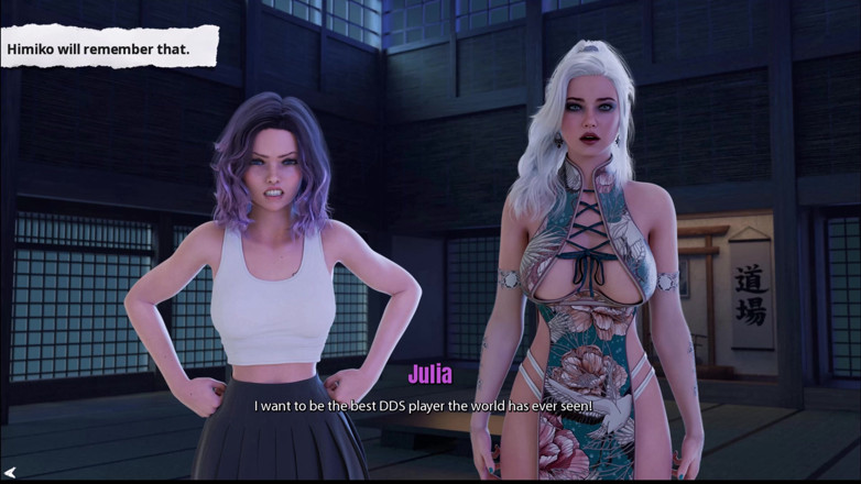 Johannes Gaming: Julia i Japan 3 Himiko gick med på att träna Julia