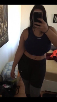 Mirror Flaunting Before a Gym Session!