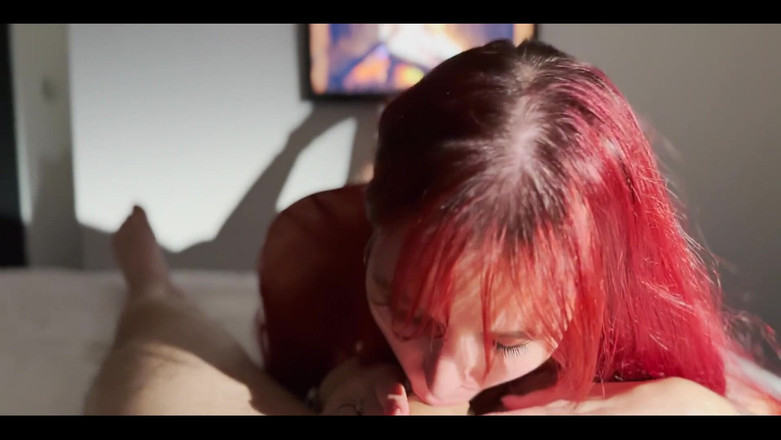 Sandy and Chris: POV kouření se sexy smyslnou jízdou a velkým výstřikem