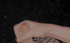 Femboy Cumshot in the Woods