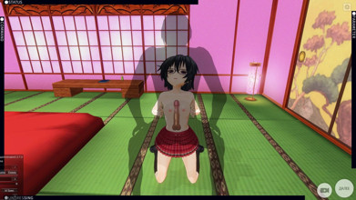 3D Hentai Girl Jerks You off with Her Breasts, Cum on Face, Ahegao