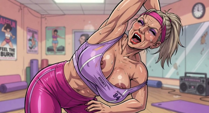 AI Porn: 섹시한 요가 애니메이션