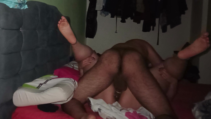 Passionate Sex at Home with a Delicious Big and Beautiful Woman (Latin husbands)