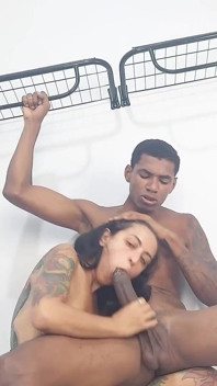 BBC interracial analfick und blowjob